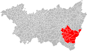 Localisation de Communauté de communes des Hautes Vosges