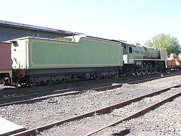 Type EW tender on Class 15F, 14 October 2009