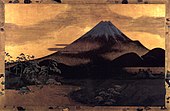 Fuji Tagonoura, de Shibata Zeshin, período Meiji, 1872.