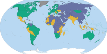 Country ratings from Freedom in the World 2022 by Freedom House