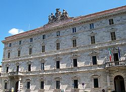 Palazzo del Governo v Ascoli Piceno, sedež pokrajine.