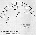 Sketch of Pueblo I crescent-shaped village (Mesa Verde site 2022) Source: National Park Service