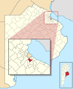 location of Lomas de Zamora Partido in Greater Buenos Aires