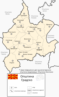 Карта на общината.