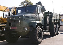 KrAZ-6322 in Kyiv, Ukraine