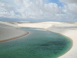 O Parque Nacional dos Lençóis Maranhenses, principal atração turística da região