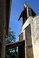 Le clocher-mur de l'église Saint-Vincent (août 2011)