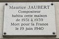 Plaque au n°98.