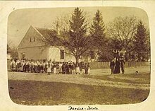 Učenici škole u Dražu oko 1910. godine