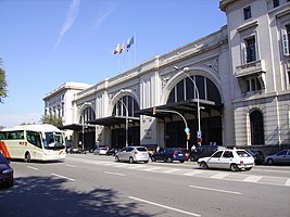 Estació de França an der Avinguda del Marquès de l’Argentera