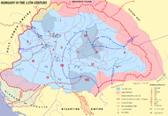 Map of the Kingdom of Hungary