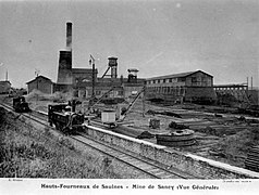 Hauts-fourneaux de Saulnes - Mine de Sancy (vue générale)