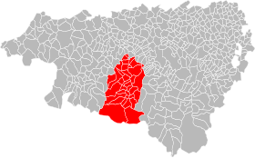 Localisation de Communauté de communes de Soule-Xiberoa