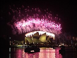 Año Nuevo en Sídney (Australia)