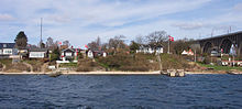 Beltufer im Stadtteil Snoghøj, rechts Lillebæltsbroen.