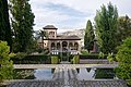 The pool of the El Partal Palace