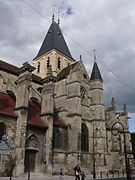 Église, transept et clocher.