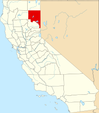 Location in the state of California