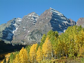 Vue des Maroon Bells