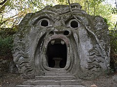 Parque de los monstruos de Bomarzo (ca. 1550).