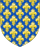 Ancien blason de France. D’azur semé de fleurs de lis d’or.