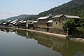 平福の川端風景