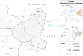 Localisation de Région d'Engiadina Bassa/Val Müstair