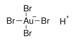 Image illustrative de l’article Acide tétrabromaurique