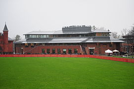 Usdan Center from the Andrus Field side