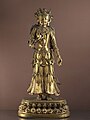 Bronze statue of Bodhisattva, Yongle era, 1403–1424