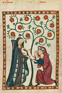 Codex Manesse: Aŭtora bildo pri Konrado de Altstetten