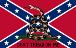 Thumbnail for File:Gadsden Flag (Confederate Spin-off).png