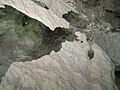 Limestone erosion in Ghost Cave