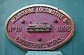 David Munro & Company locomotive builders plate as seen on E236