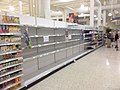 Image 6All but the most expensive bottles of water were sold out at this Publix supermarket before Hurricane Irma; in the week preceding the storm, water sold out soon after shipments arrived (from Tropical cyclone preparedness)