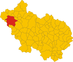 Anagni within the Province of Frosinone