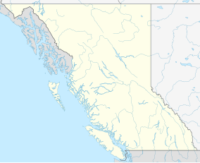 Map showing the location of Garibaldi Provincial Park