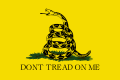 A rattlesnake appears on the Gadsden flag