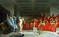 Jean-Léon Gérôme: Phryne before the Areopagus (1861)