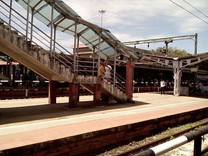 Main foot overbridge in Kollam Railway Station