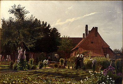 1869 - Grootmoeders tuin Barbara Kirstine Bohn (1781-1864) Bornholms Kunstmuseum