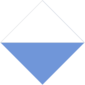 A two toned diamond recognition symbol