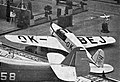 Beneš-Mráz Be-555 Super Bibi na aerosalonu v Paříži (1938)