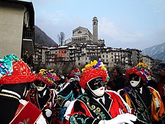 Carnaval de Bagolino, en Italie.