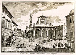 Giuseppe Zocchi, Piazza san Pier Maggiore (1744).jpg