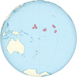 Karte von Kiribati