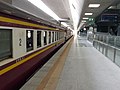 Intercity train at the station