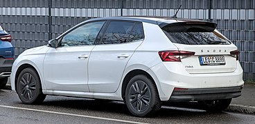 Škoda Fabia IV - left rear view