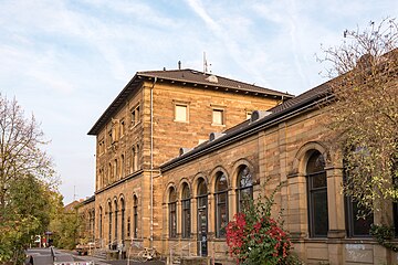 Ansicht vom Bahnhofsvorplatz 2018