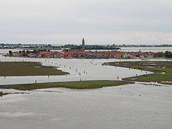 Burano vista dal campanile di Torcello